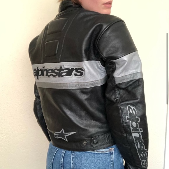 Alpinestars Motorcycle Riding Racing Leather Jacket - Picture 5 of 13